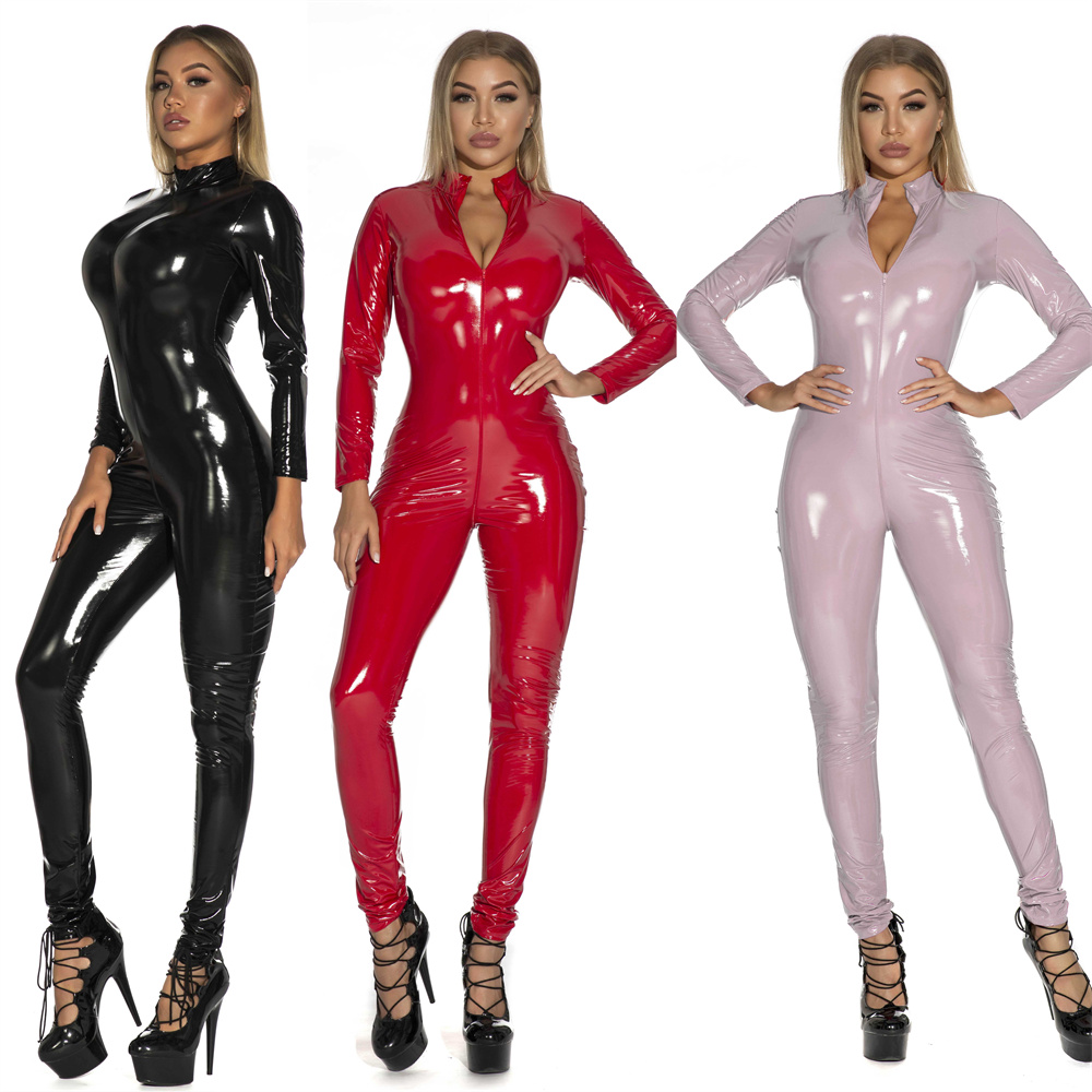 Vrouwen Sexy Glanzend PU Kunst - Sewing Latex recensie en prijs