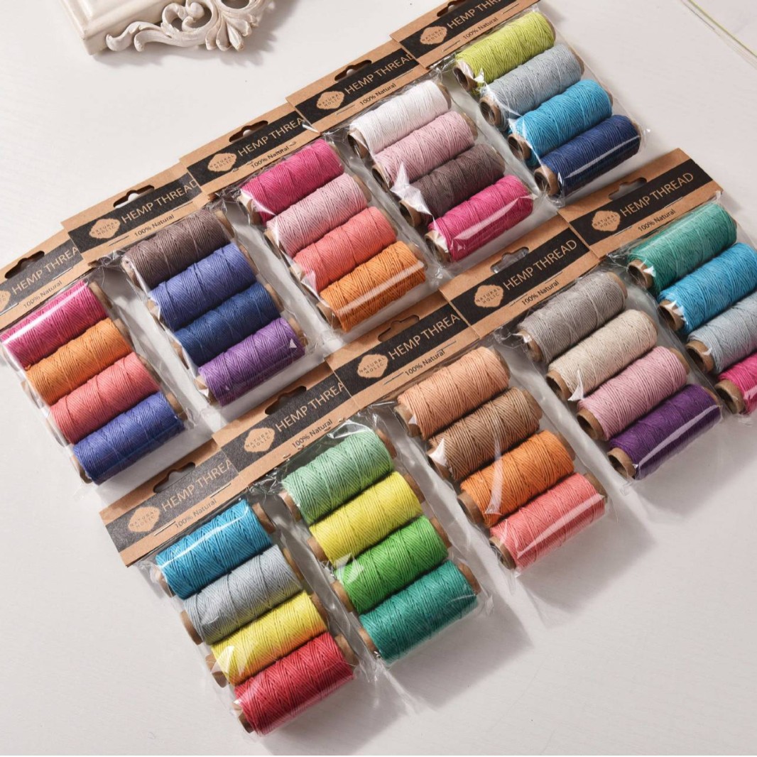 4 stuks kleurrijke gewaxte hen - Sewing Thread In Textile recensie en prijs